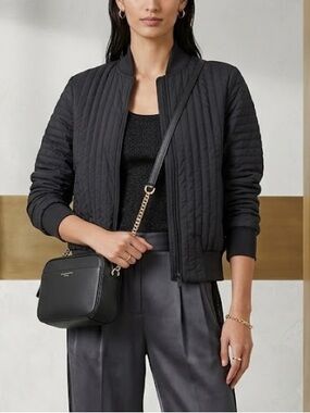 Lululemon Non-Stop Cotton Reversible Bomber Jacket in Black